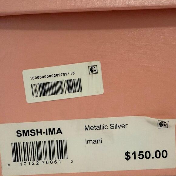 SMASH Silver Sandals Imani, New In Box! Size 11 - Picture 8 of 8